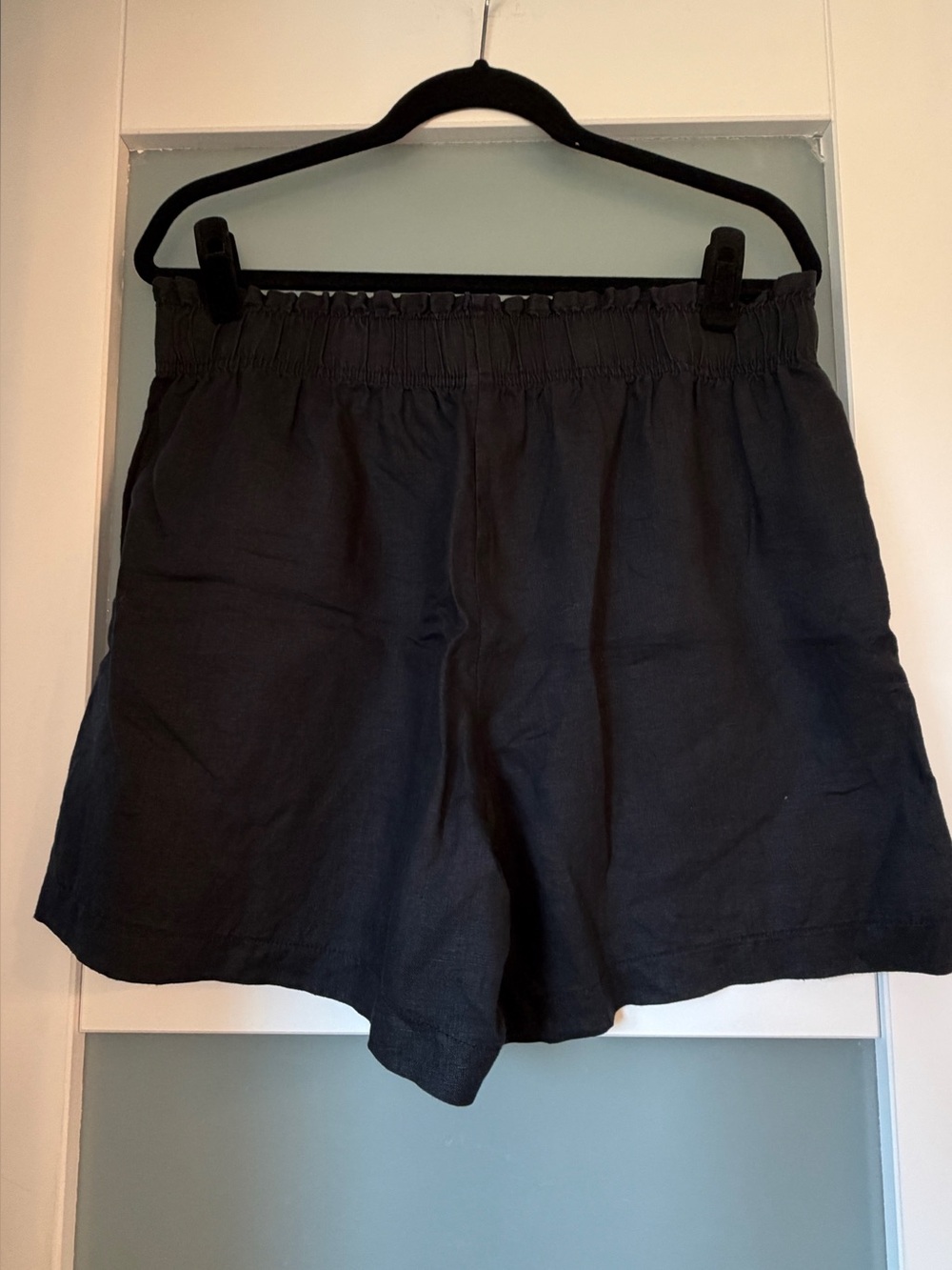 Quince Black Linen Shorts - Picture 4 of 7